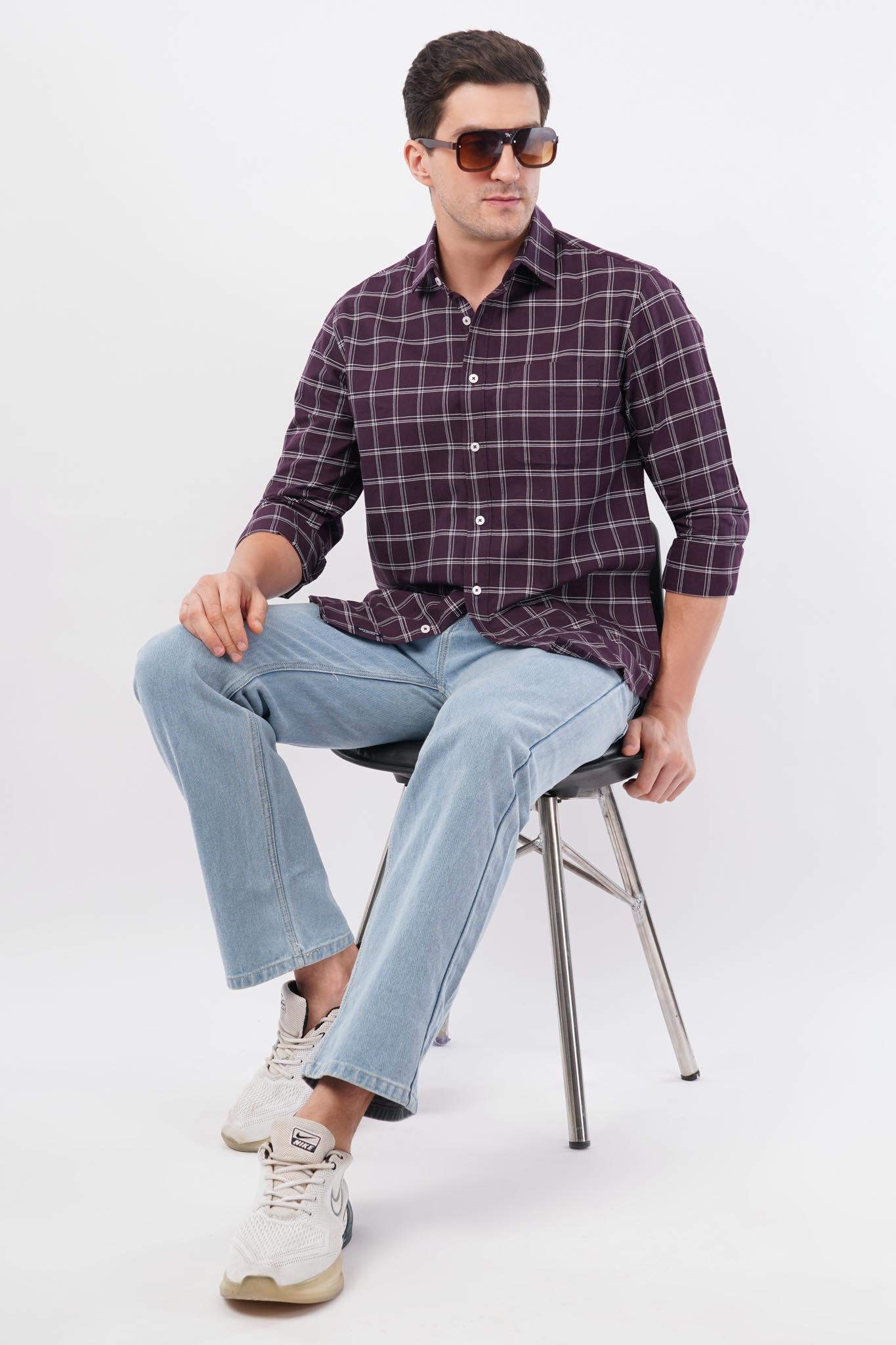 offshade checks shirt