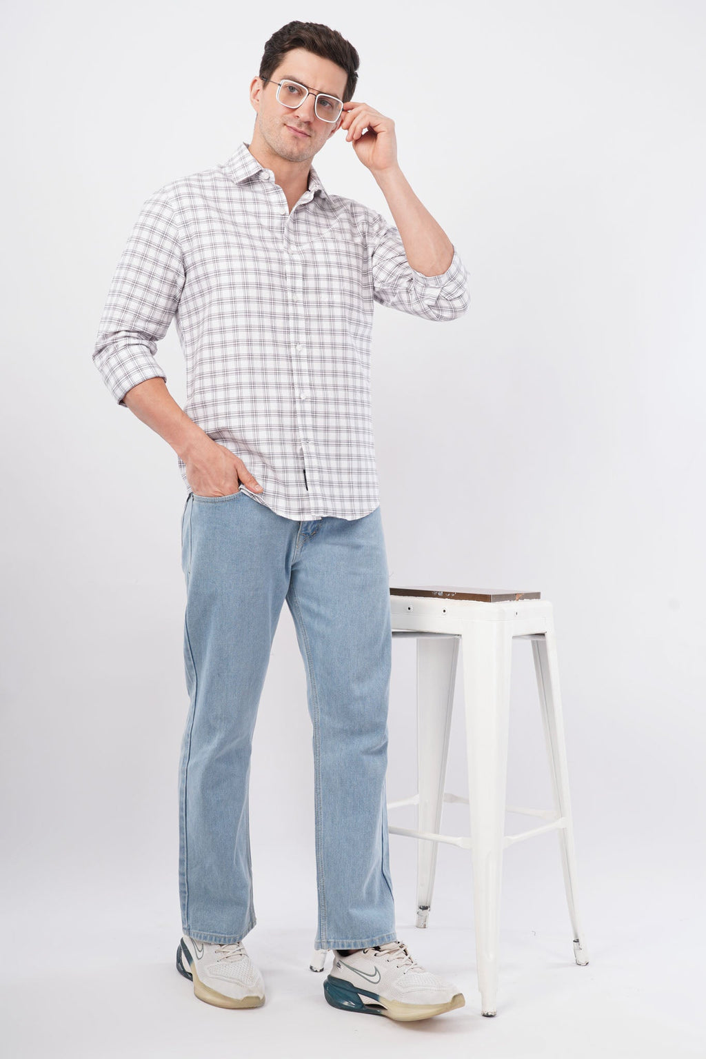 offshade checks shirt