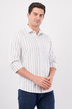 white striped shirt men offshade