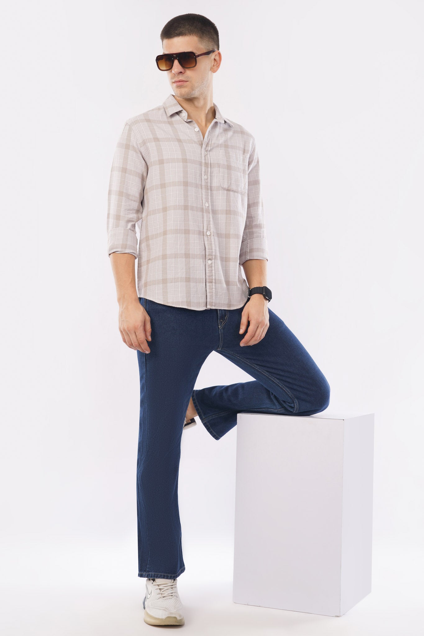 offshade-casual-men-check-shirt