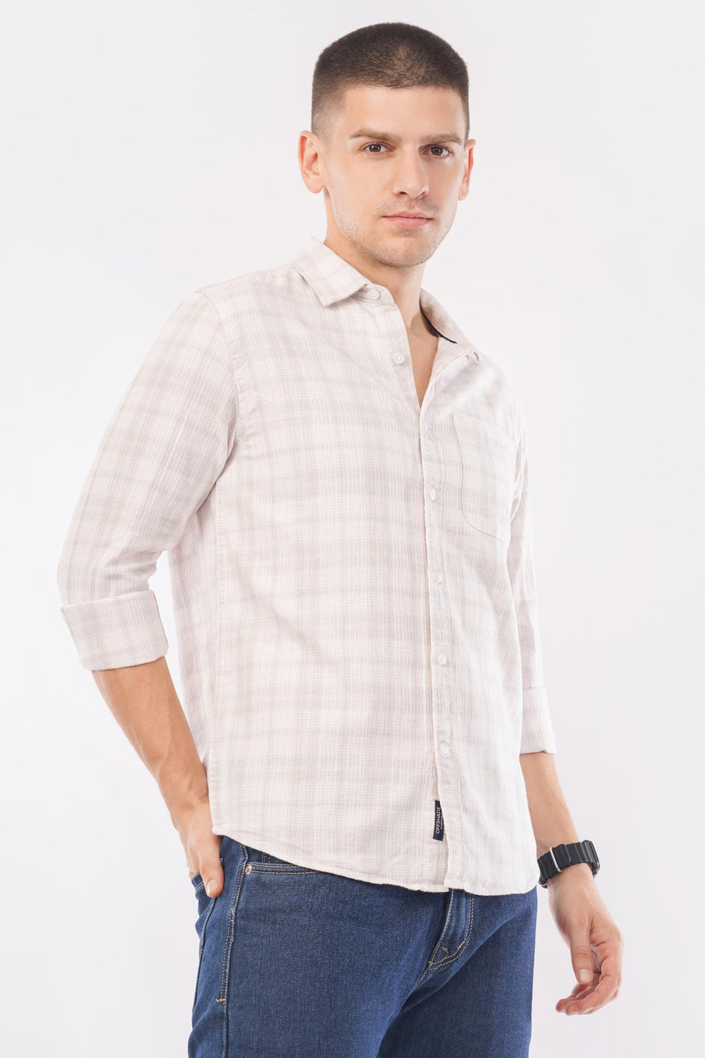 offshade-casual-men-check-shirt