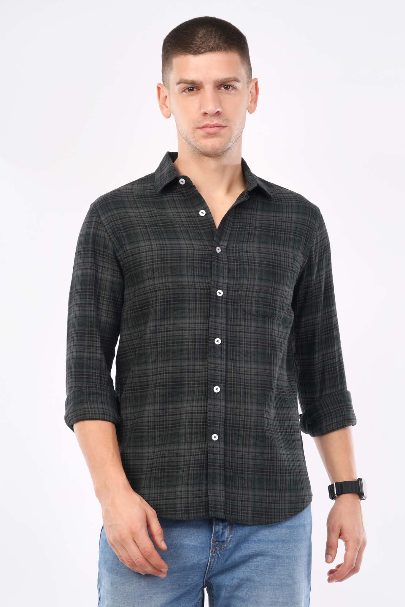 offshade-casual-men-check-shirt