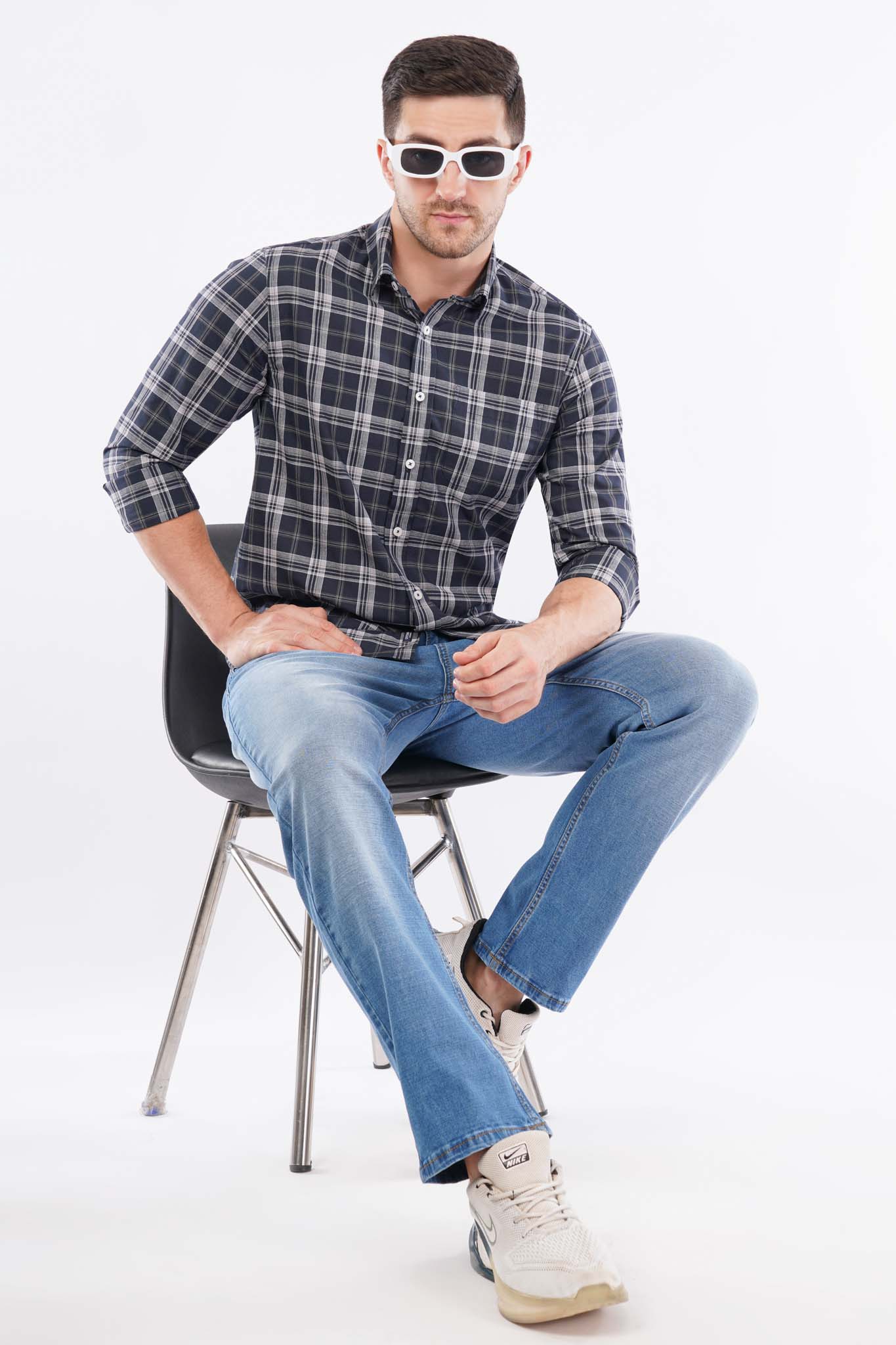 offshade-casual-men-check-shirt