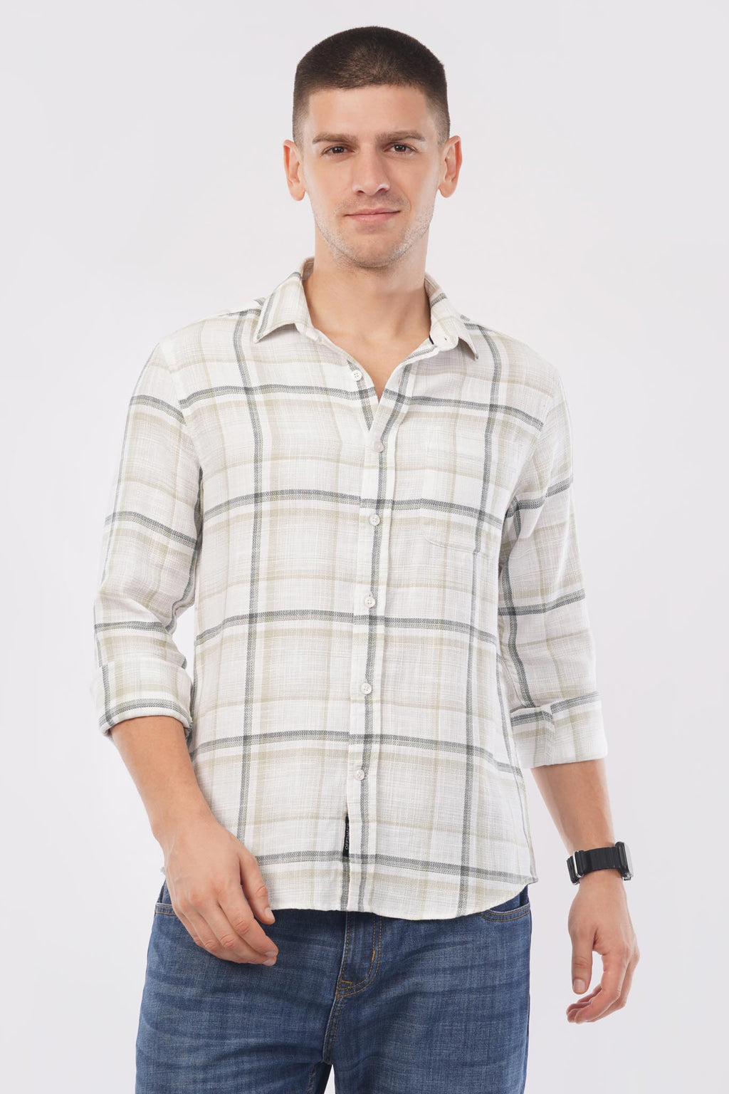 offshade-casual-men-check-shirt