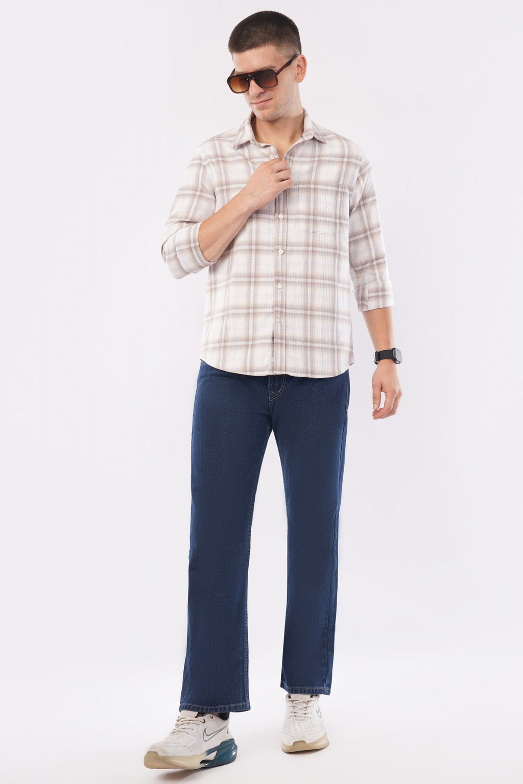 offshade-casual-men-check-shirt
