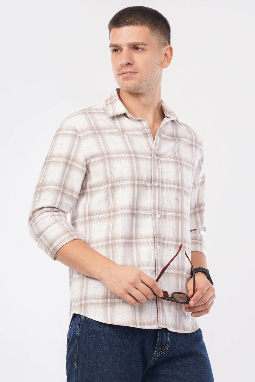 offshade-casual-men-check-shirt