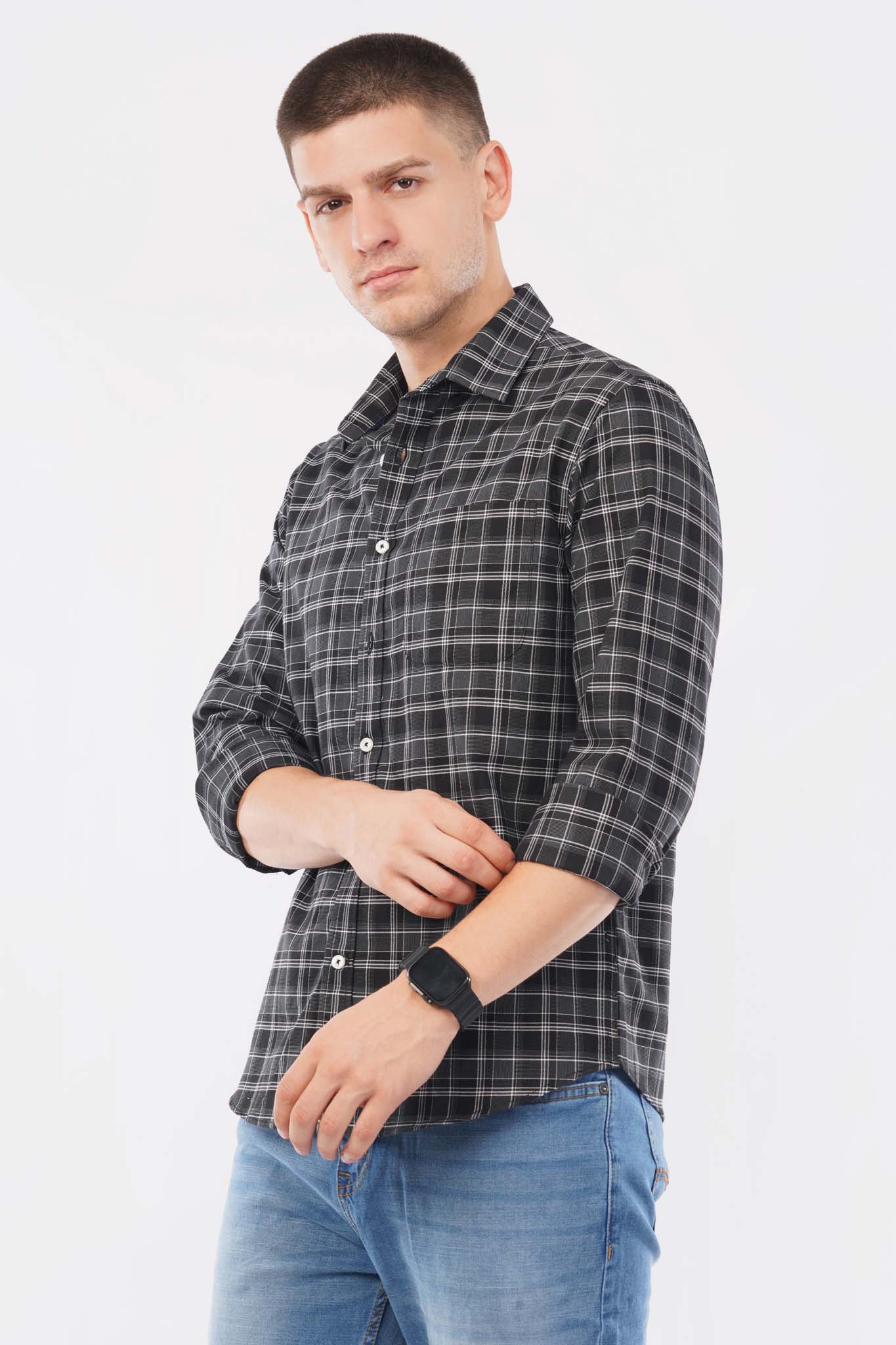offshade-casual-men-check-shirt