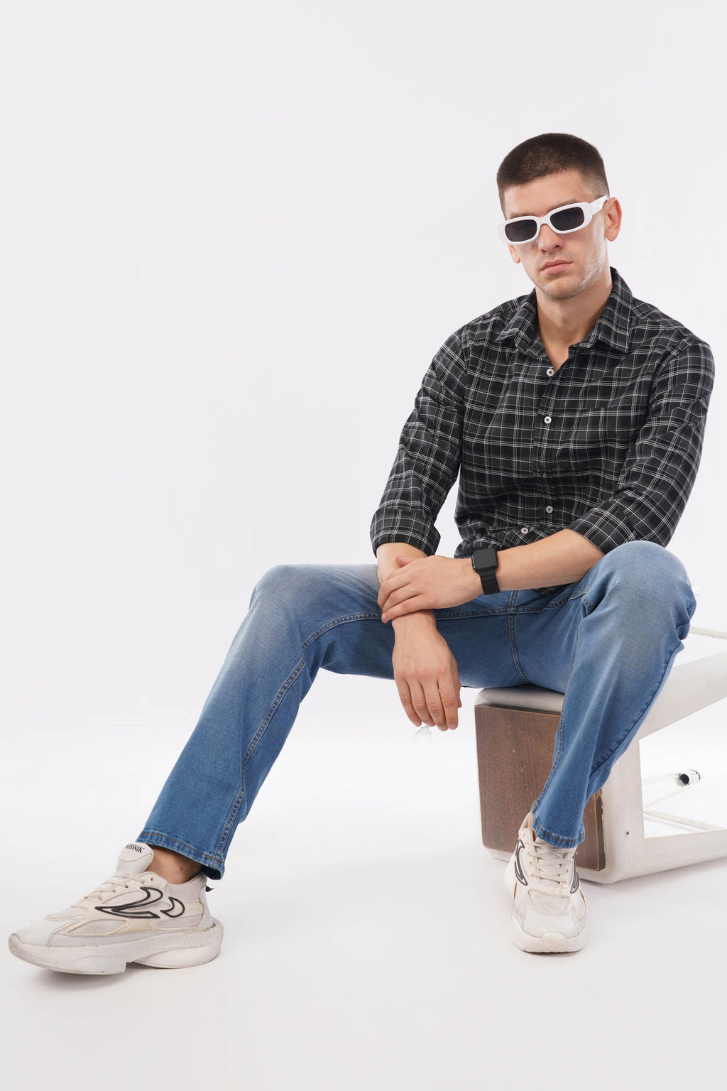 offshade-casual-men-check-shirt
