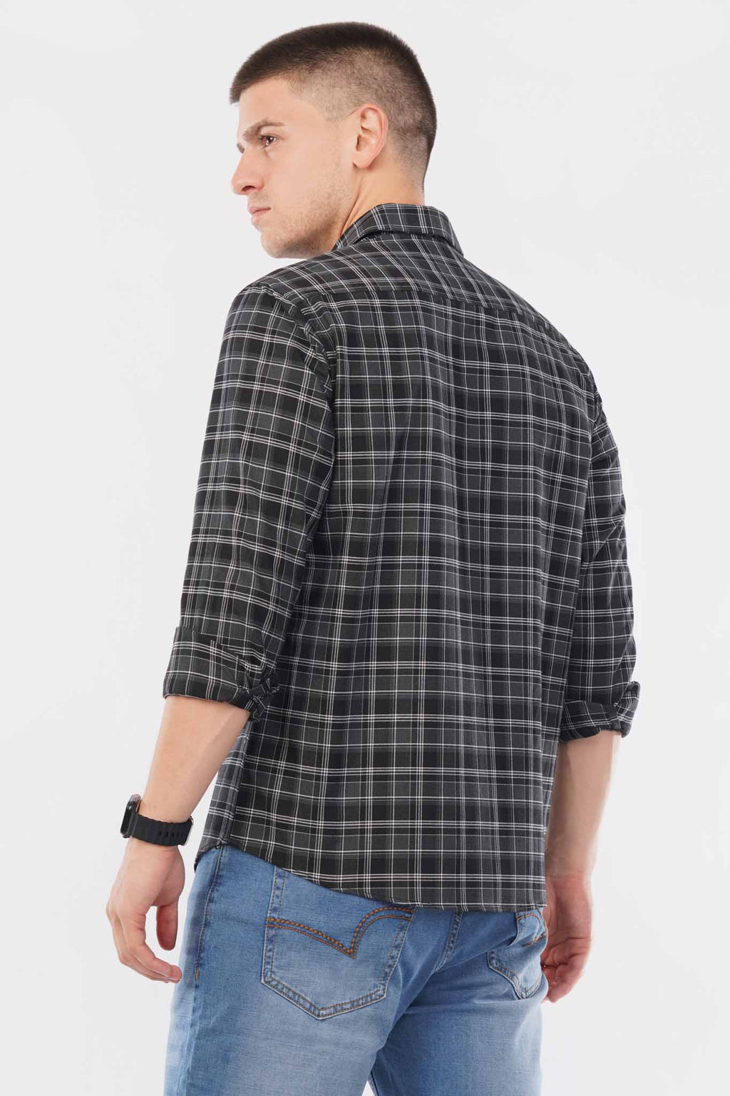 offshade-casual-men-check-shirt