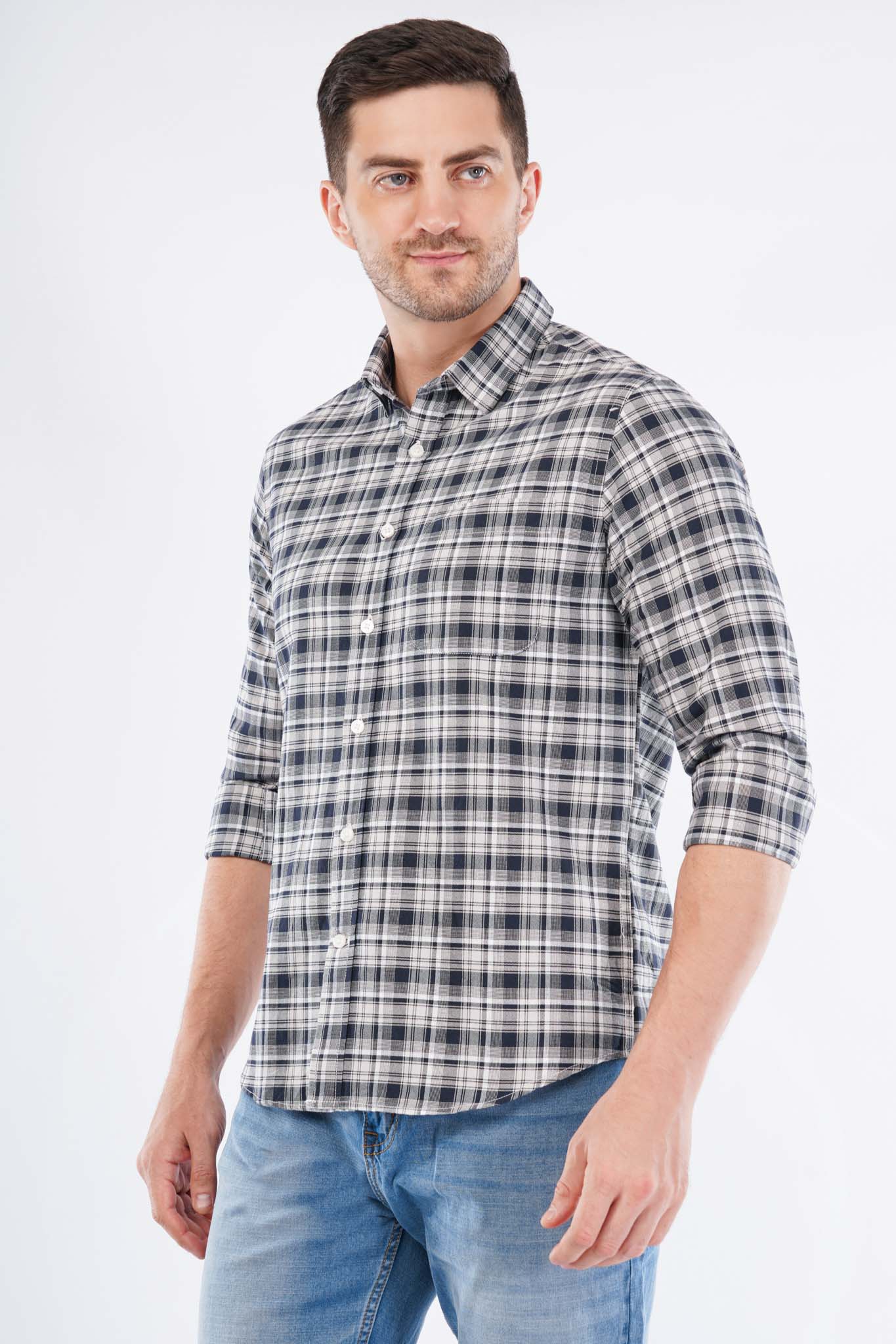 offshade-casual-men-check-shirt