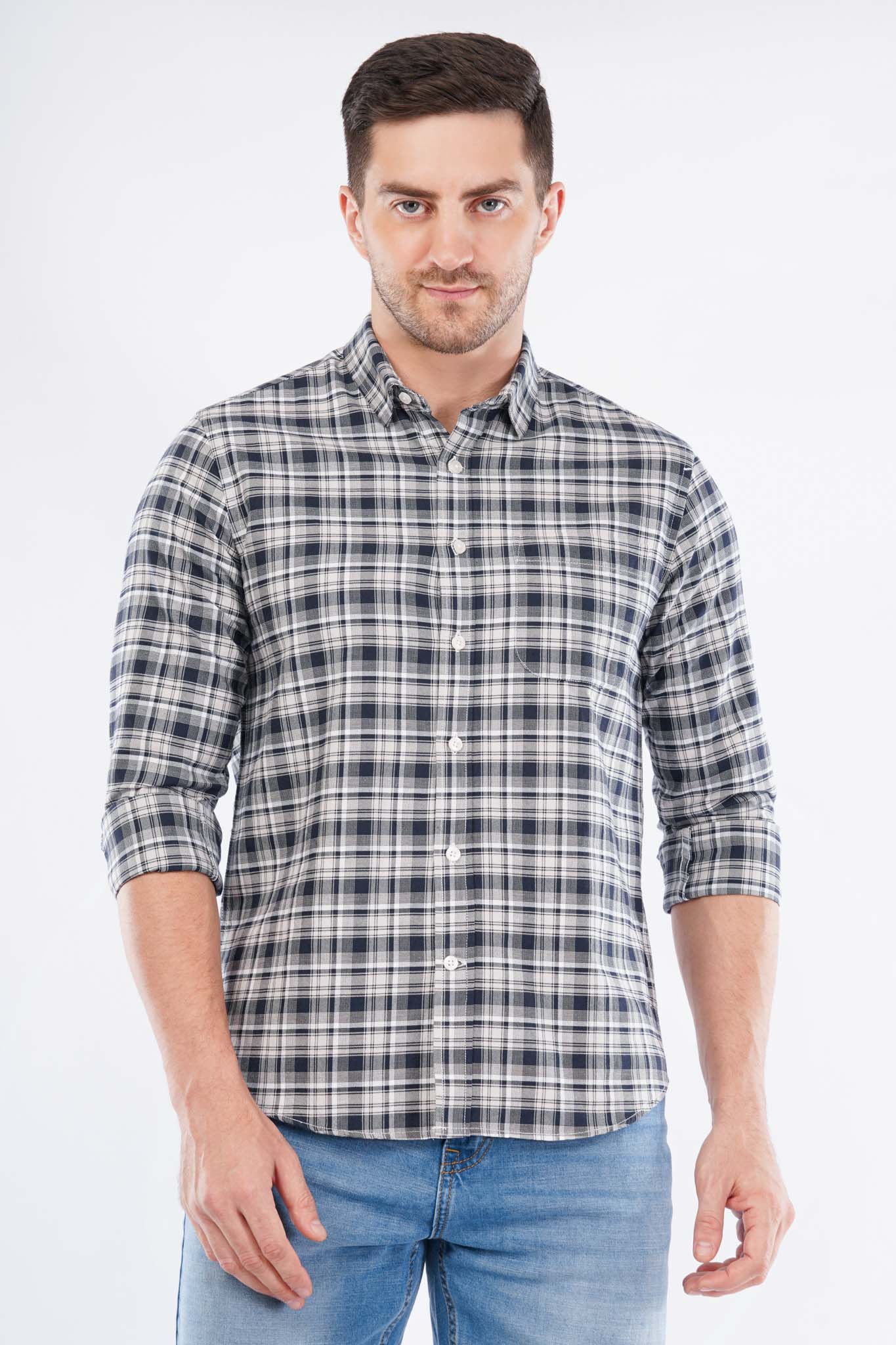 offshade-casual-men-check-shirt