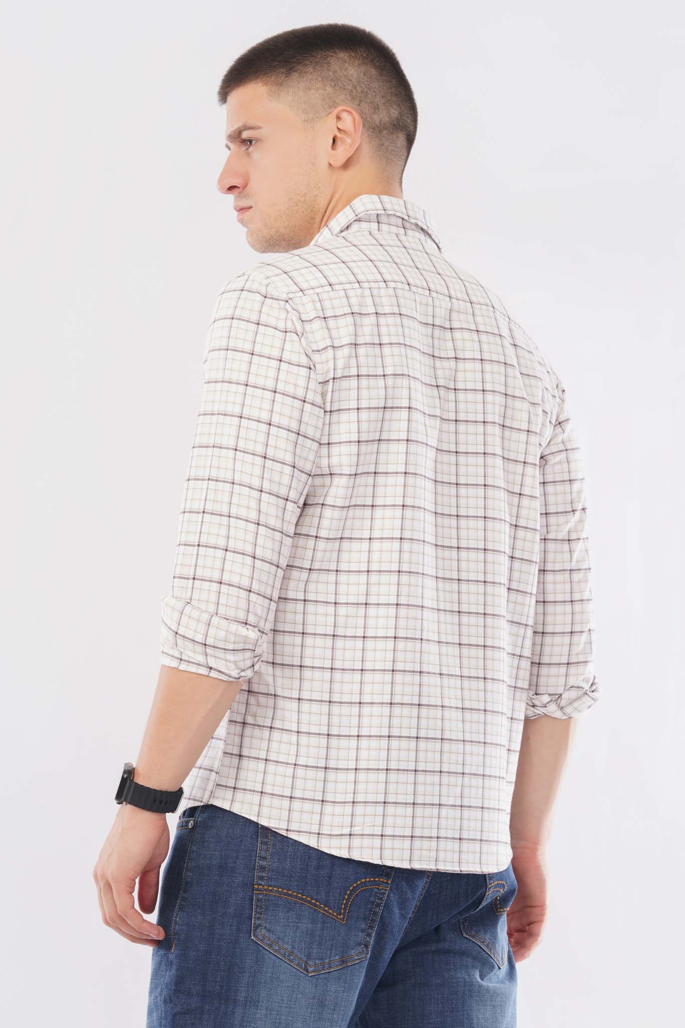 offshade-casual-men-check-shirt