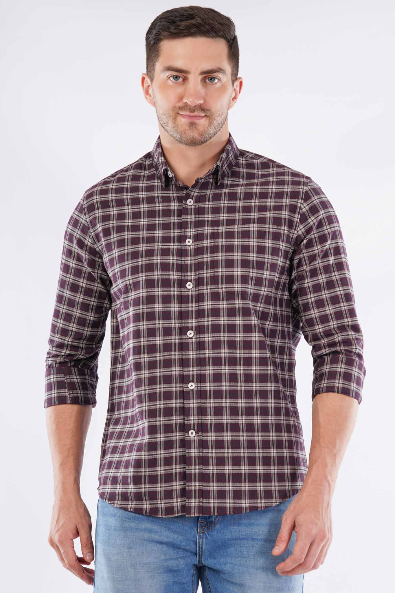 offshade-casual-men-check-shirt