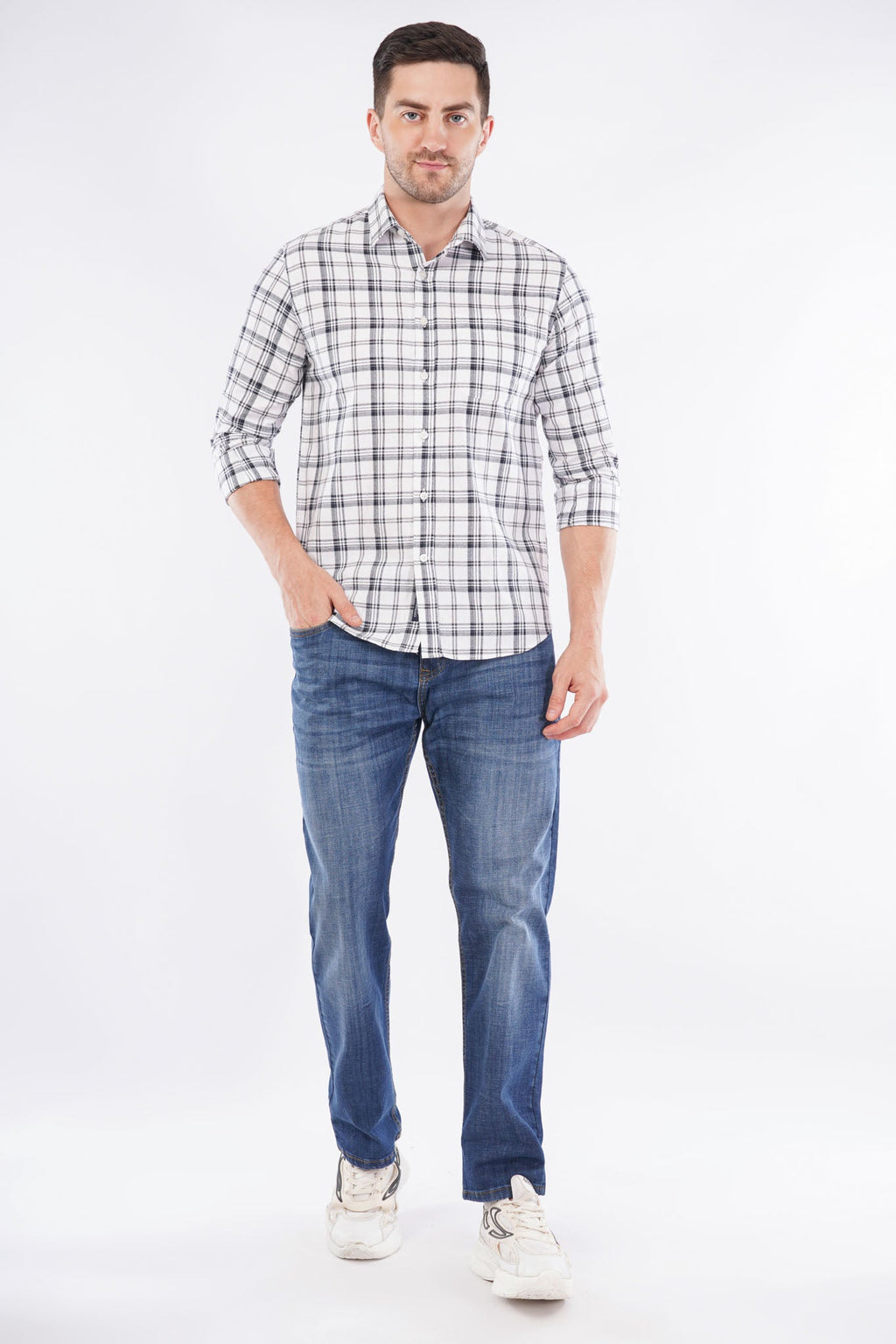 offshade-casual-men-check-shirt