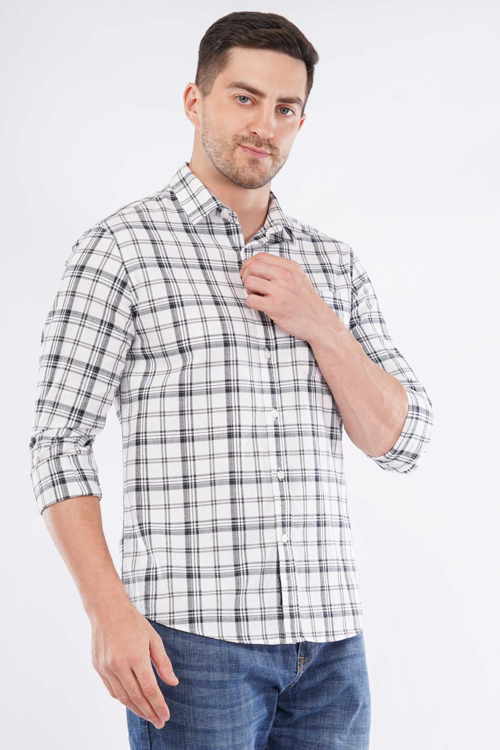 offshade-casual-men-check-shirt