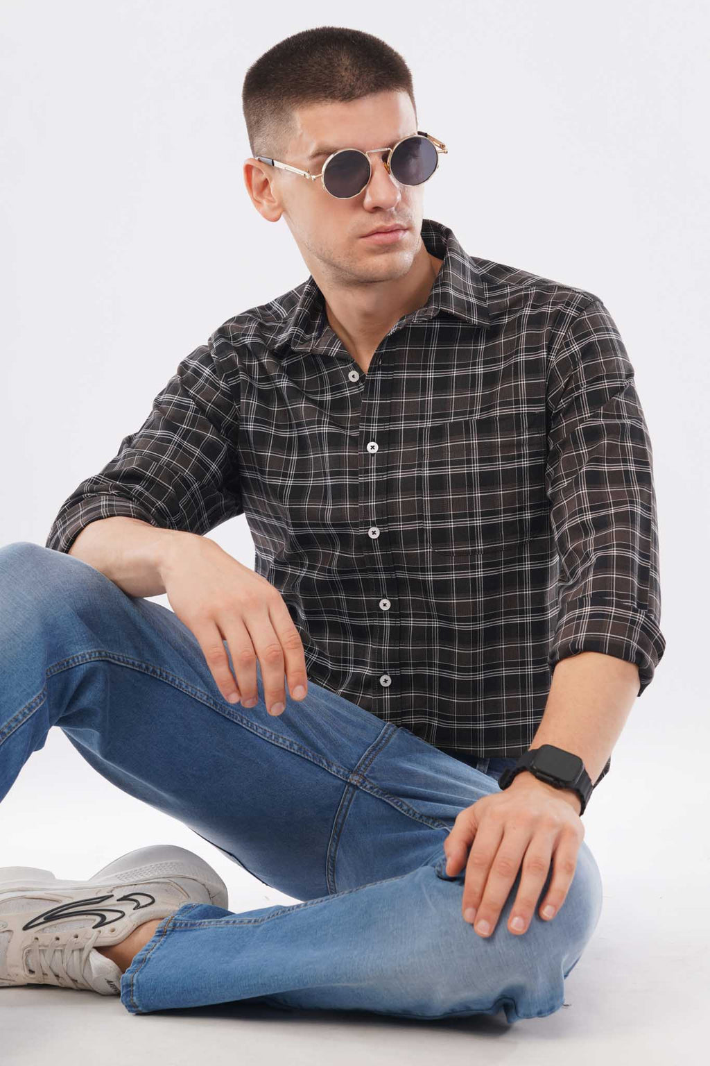 offshade-casual-men-check-shirt