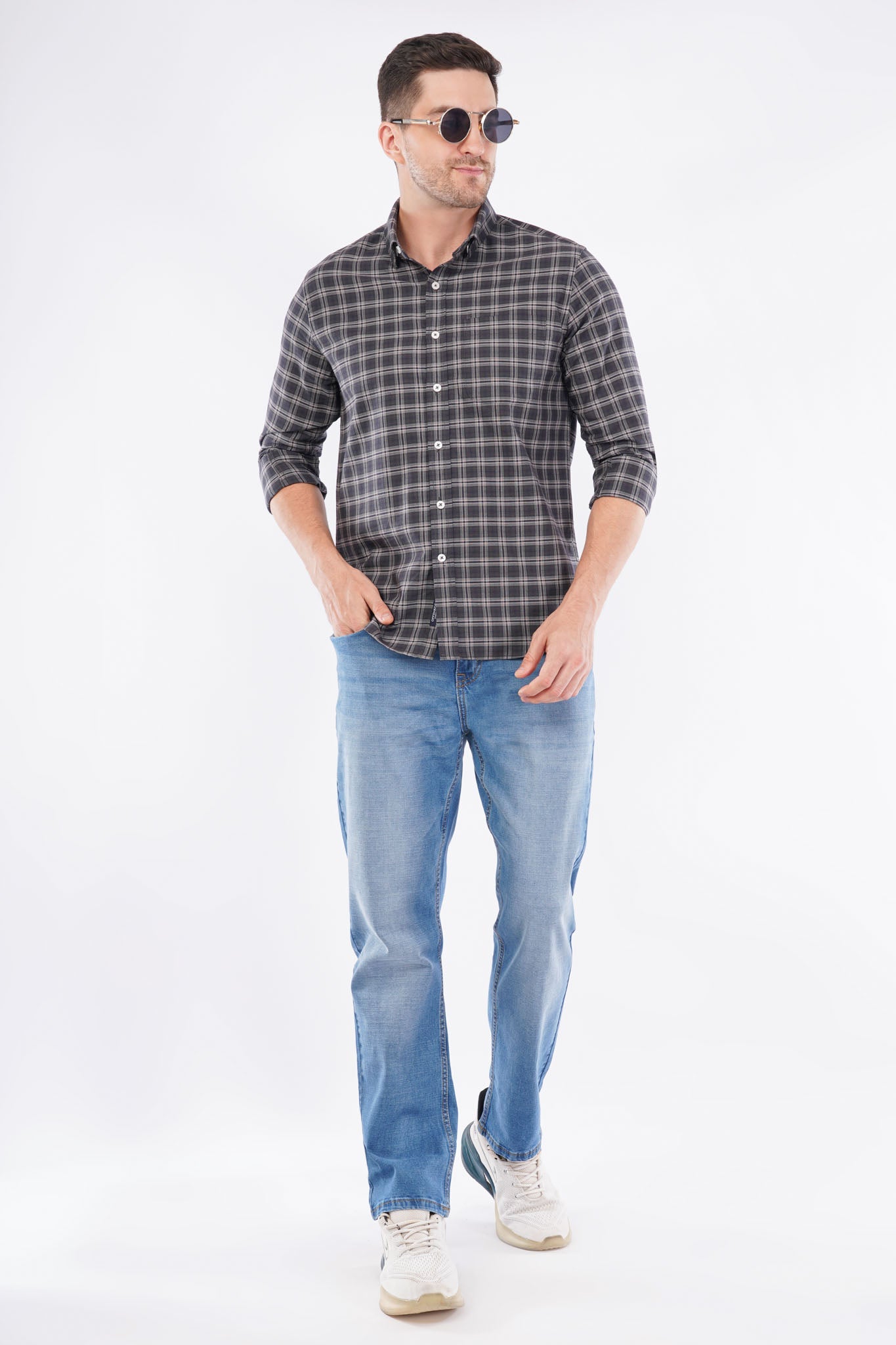offshade-casual-men-check-shirt