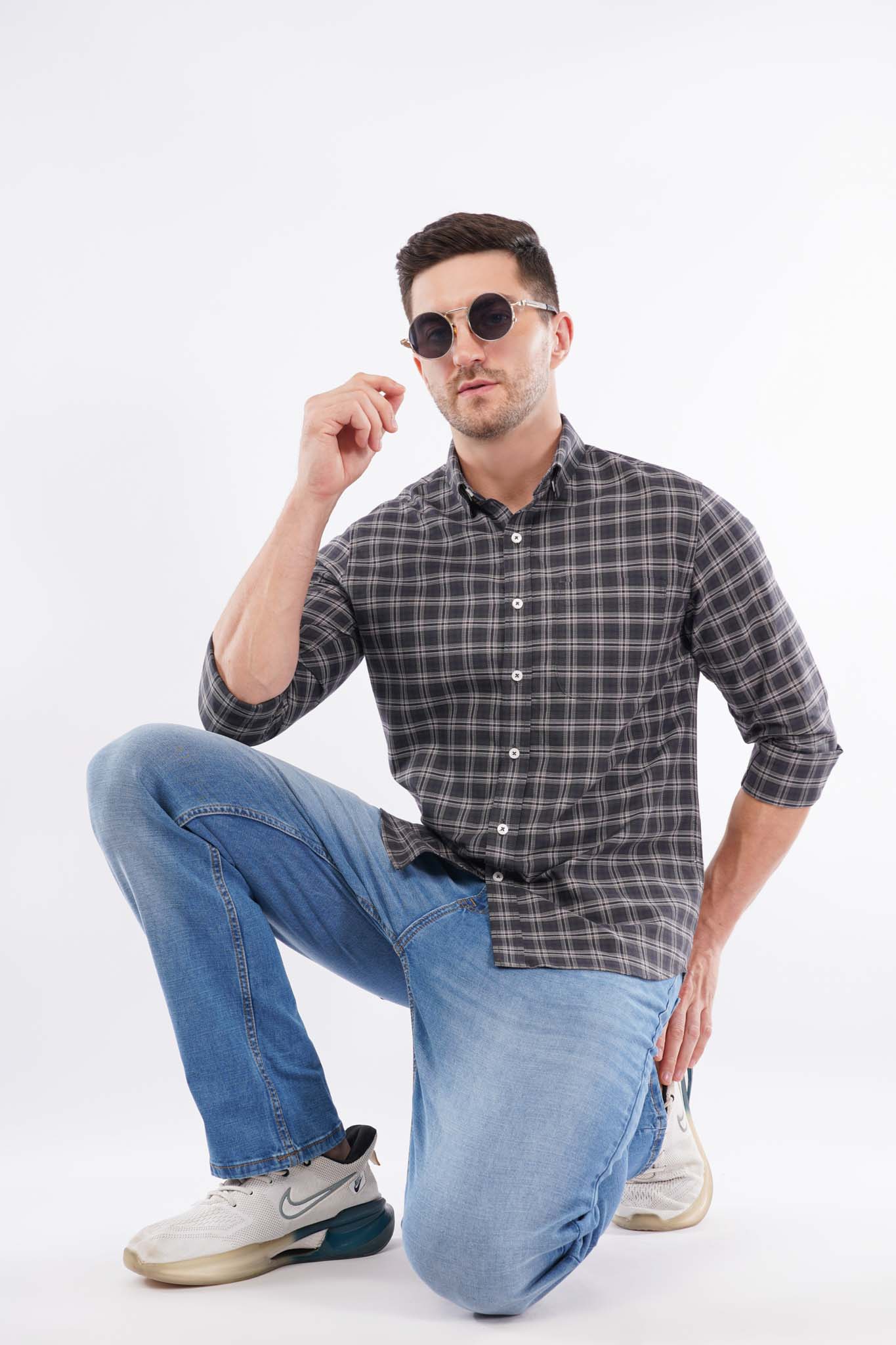 offshade-casual-men-check-shirt
