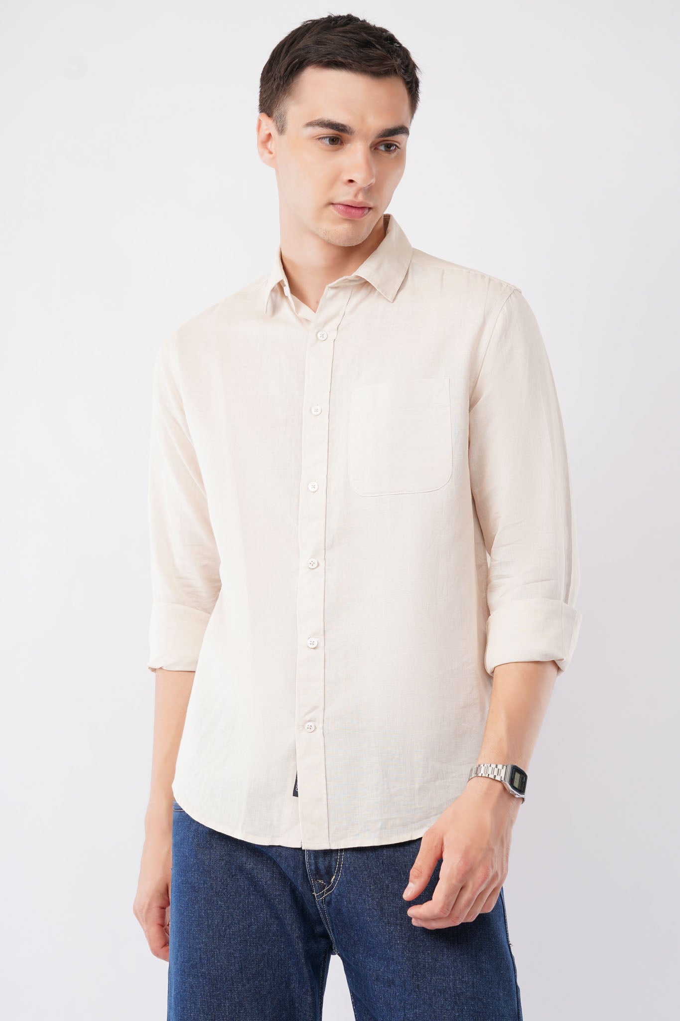 LINEN SHIRT MEN-OFFSHADE
