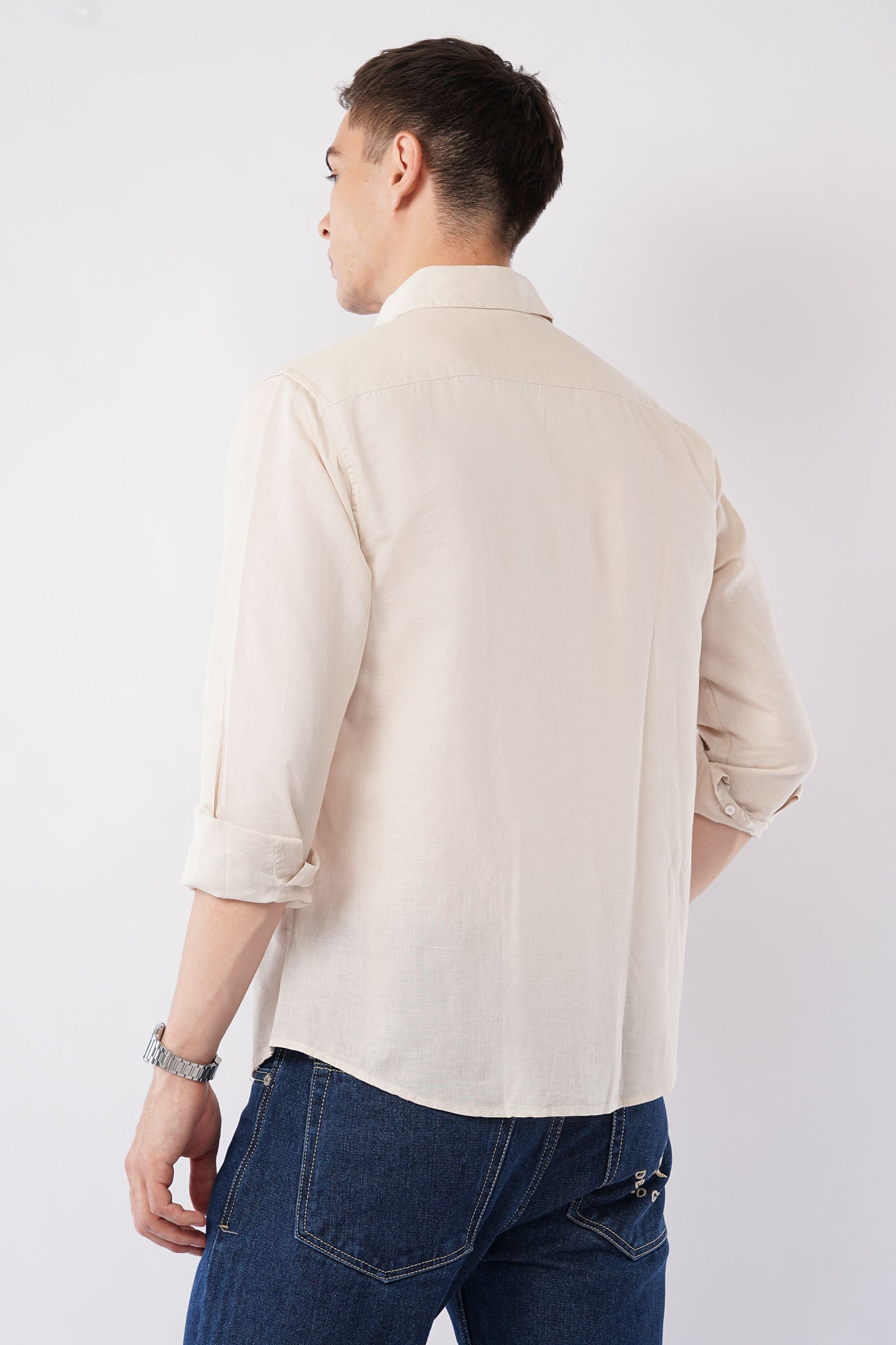 LINEN SHIRT MEN-OFFSHADE