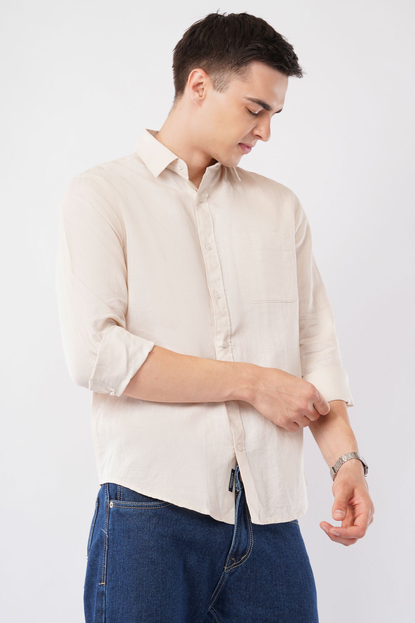 LINEN SHIRT MEN-OFFSHADE