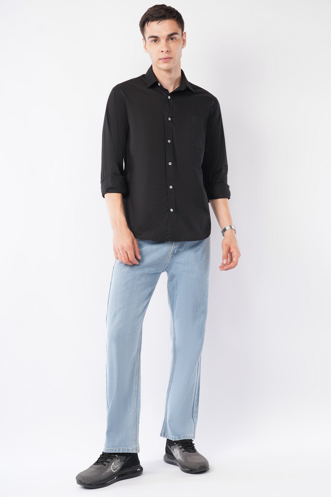 black shirt offshade men