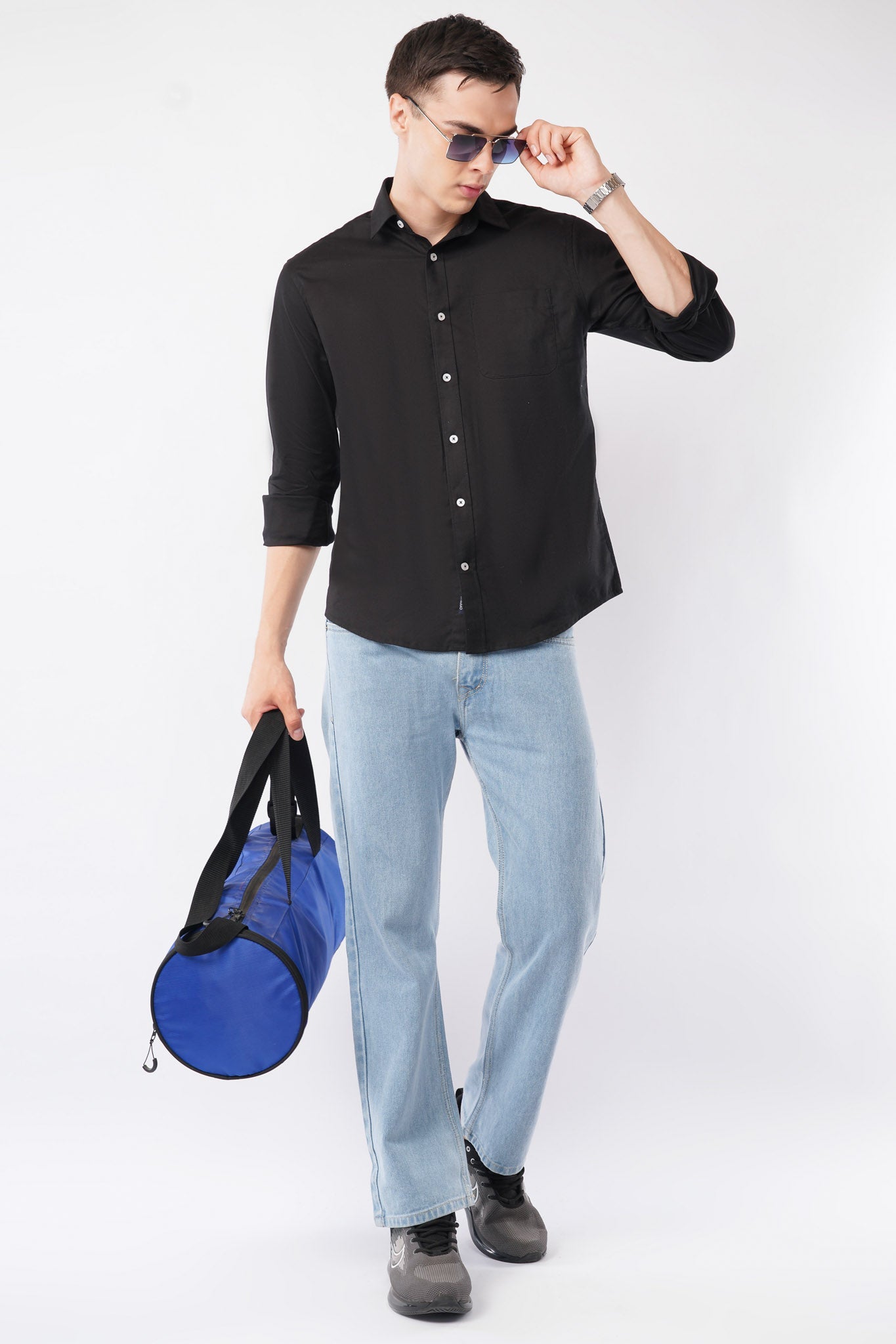 black shirt offshade men