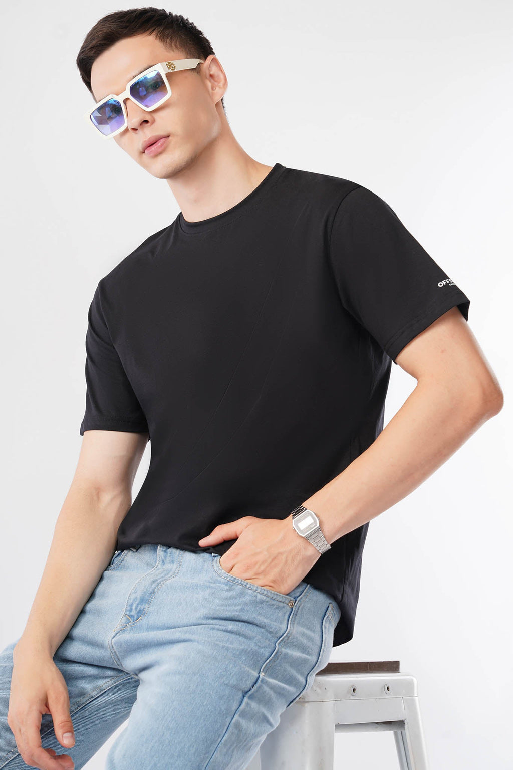 black tshirt offshade -4