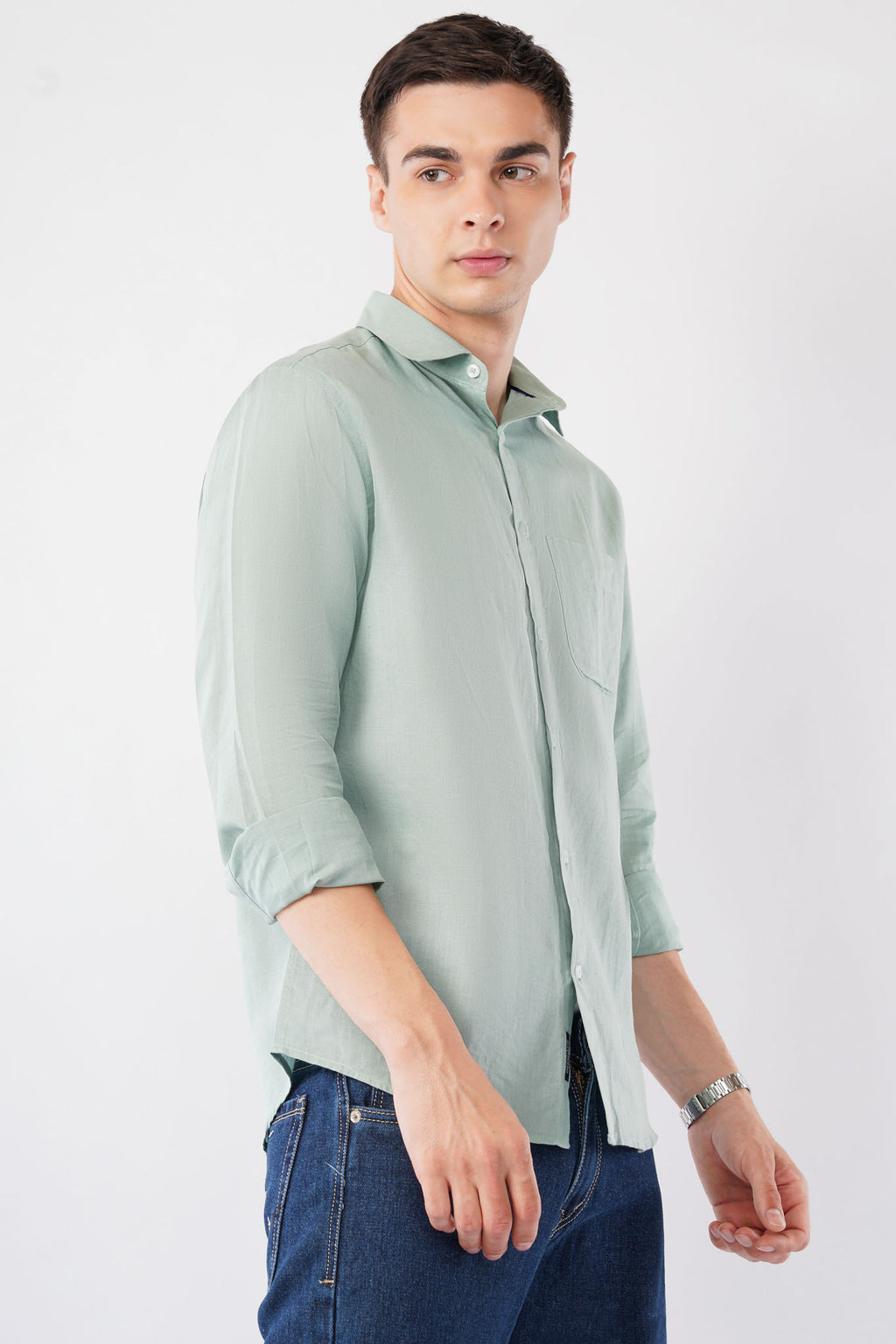 LINEN SHIRT MEN-OFFSHADE