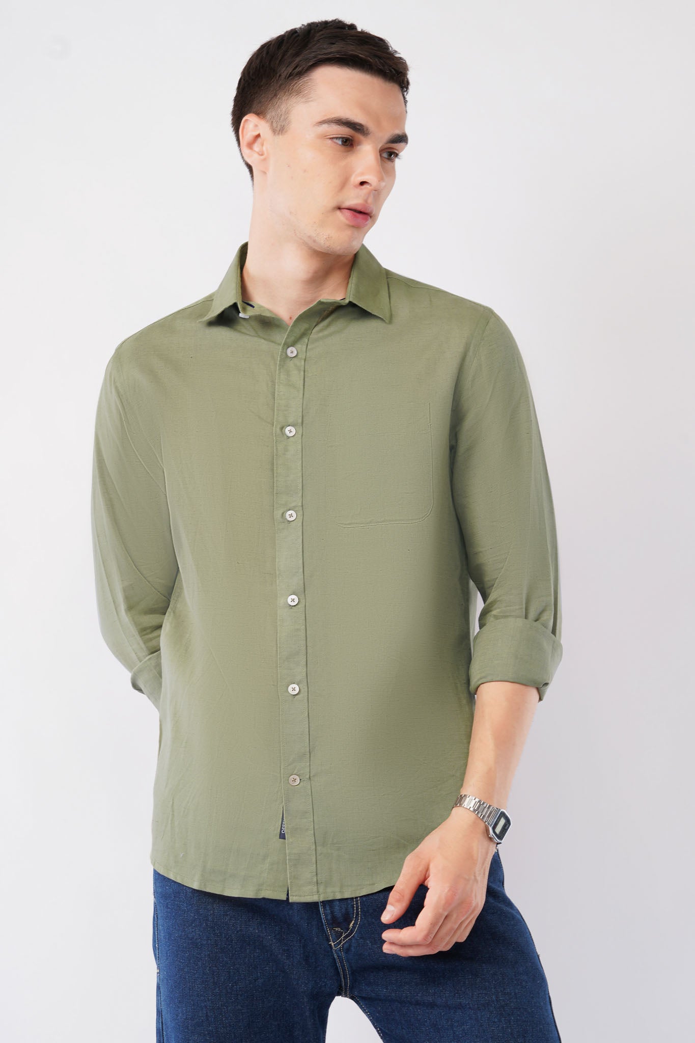 LINEN SHIRT MEN-OFFSHADE