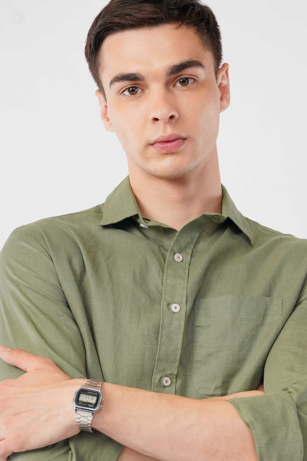 LINEN SHIRT MEN-OFFSHADE