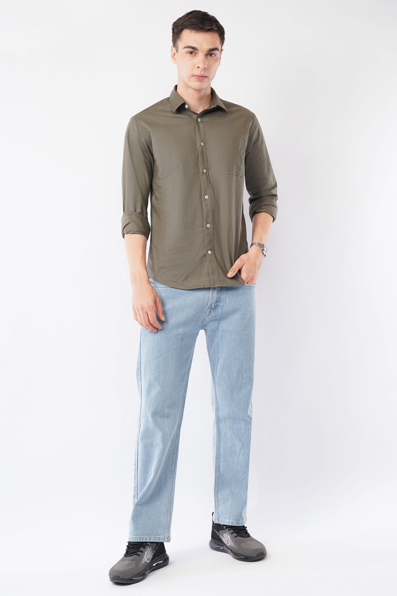 olive shirt offshade men 