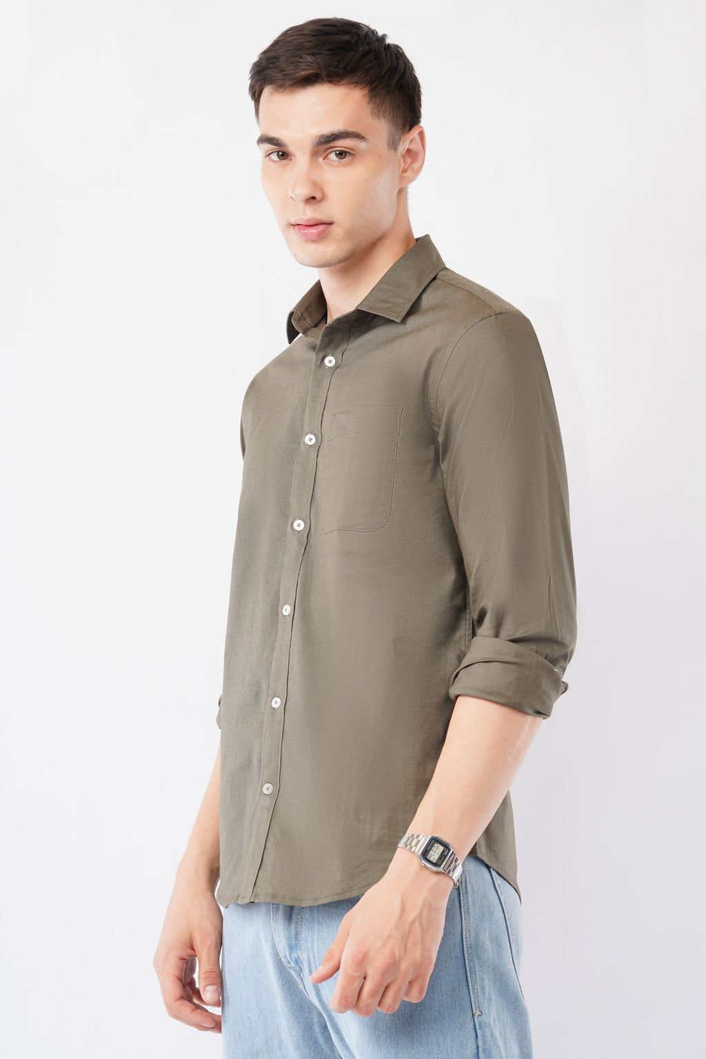 olive shirt offshade men 