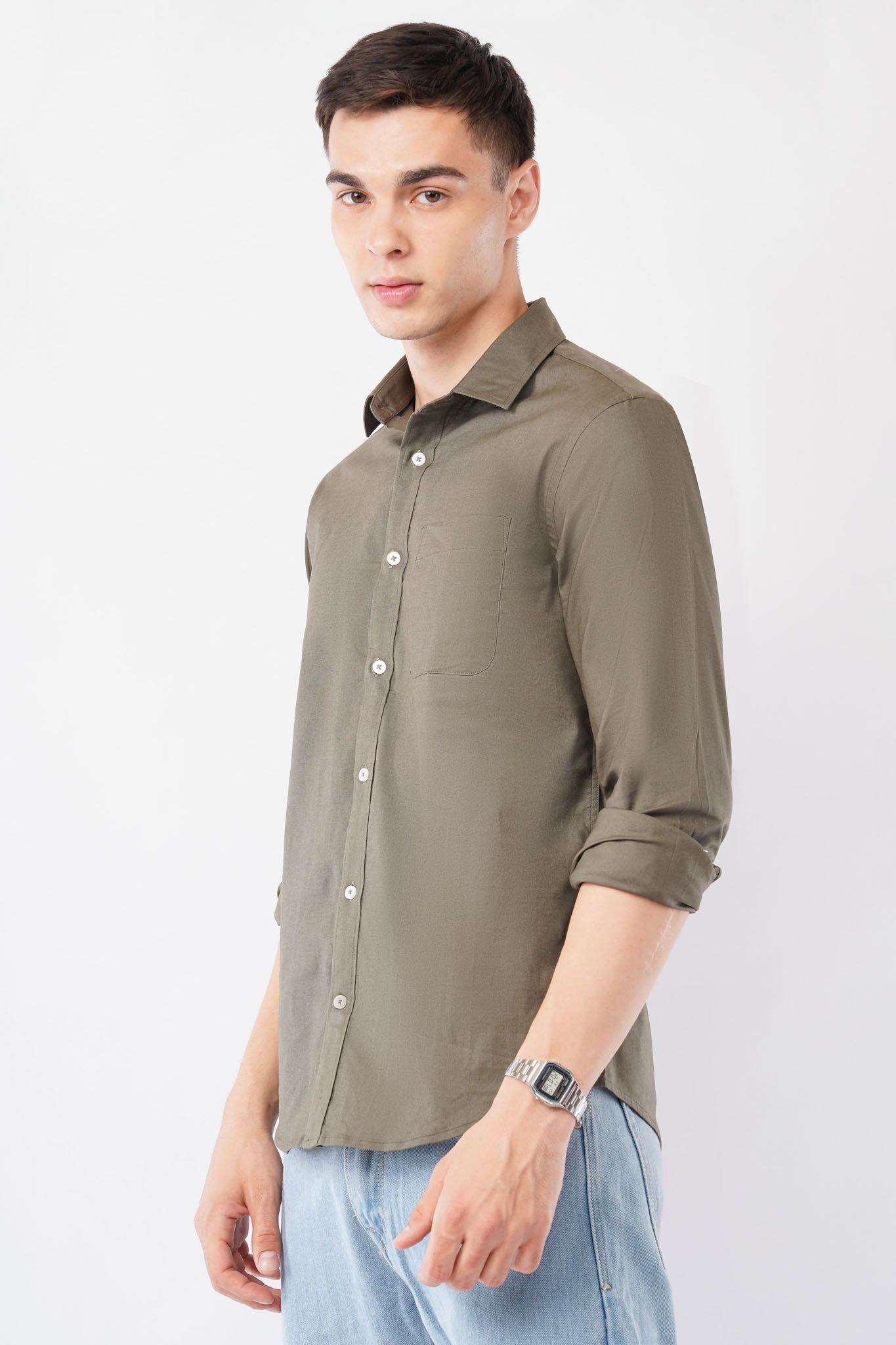 olive shirt offshade men 