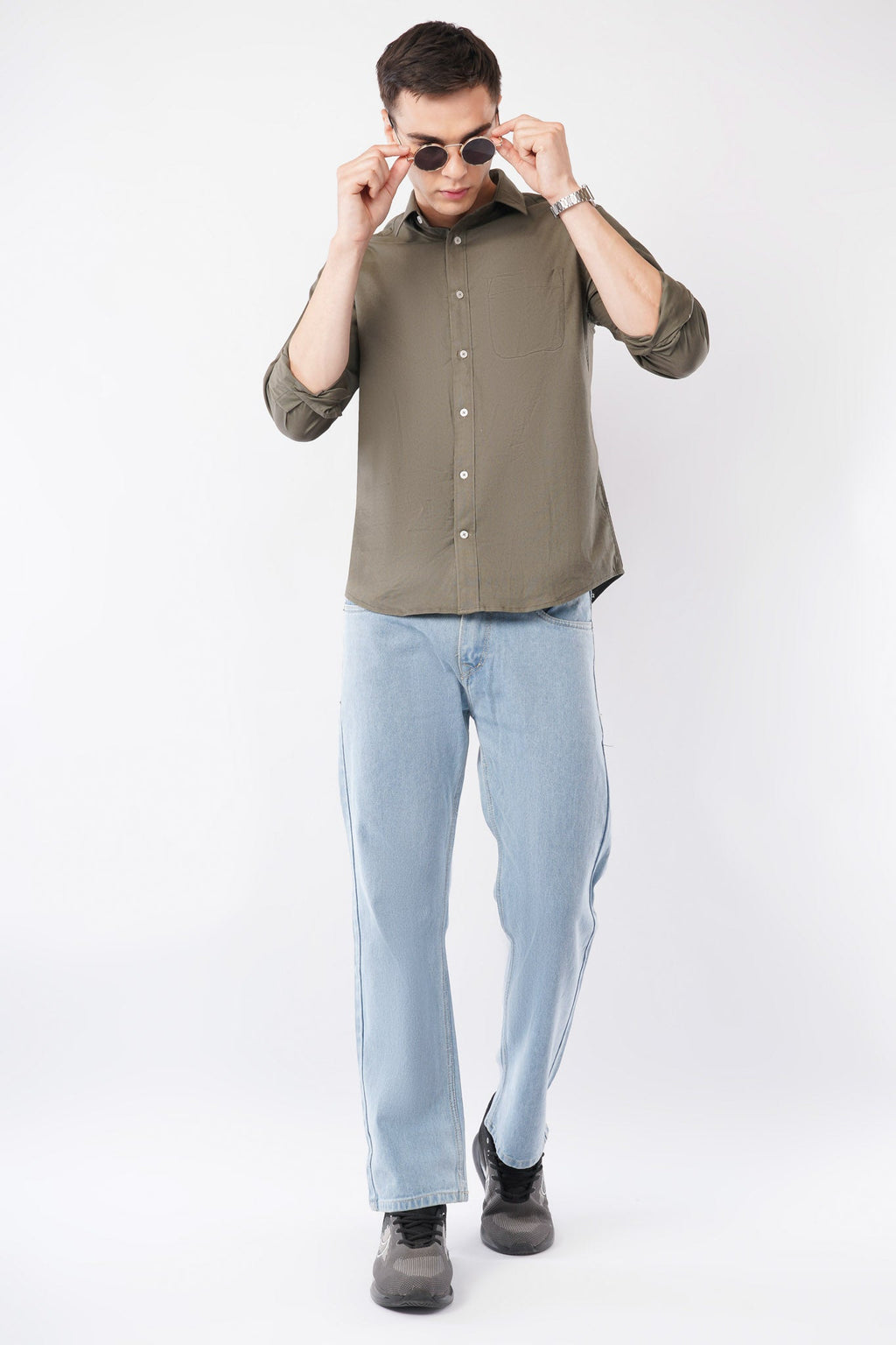 olive shirt offshade men 