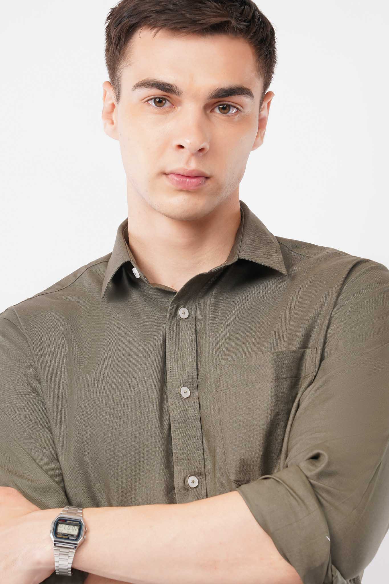 olive shirt offshade men 