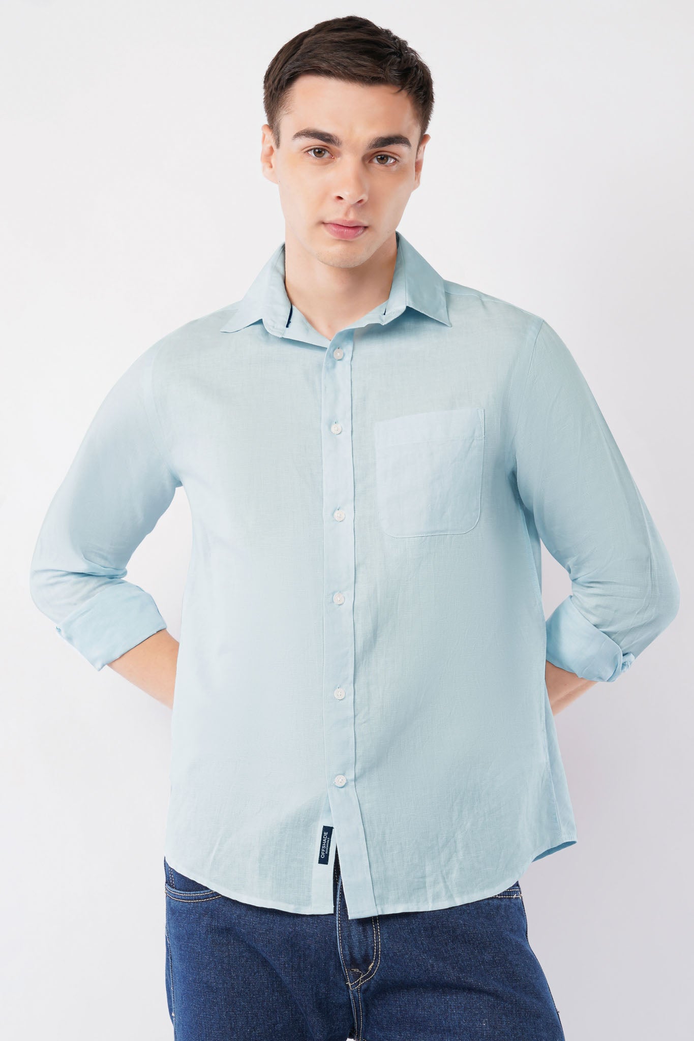 LINEN SHIRT MEN-OFFSHADE