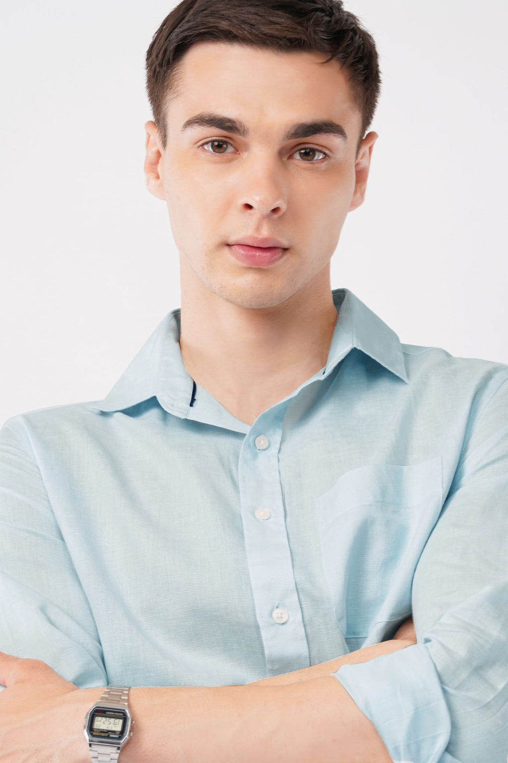 LINEN SHIRT MEN-OFFSHADE