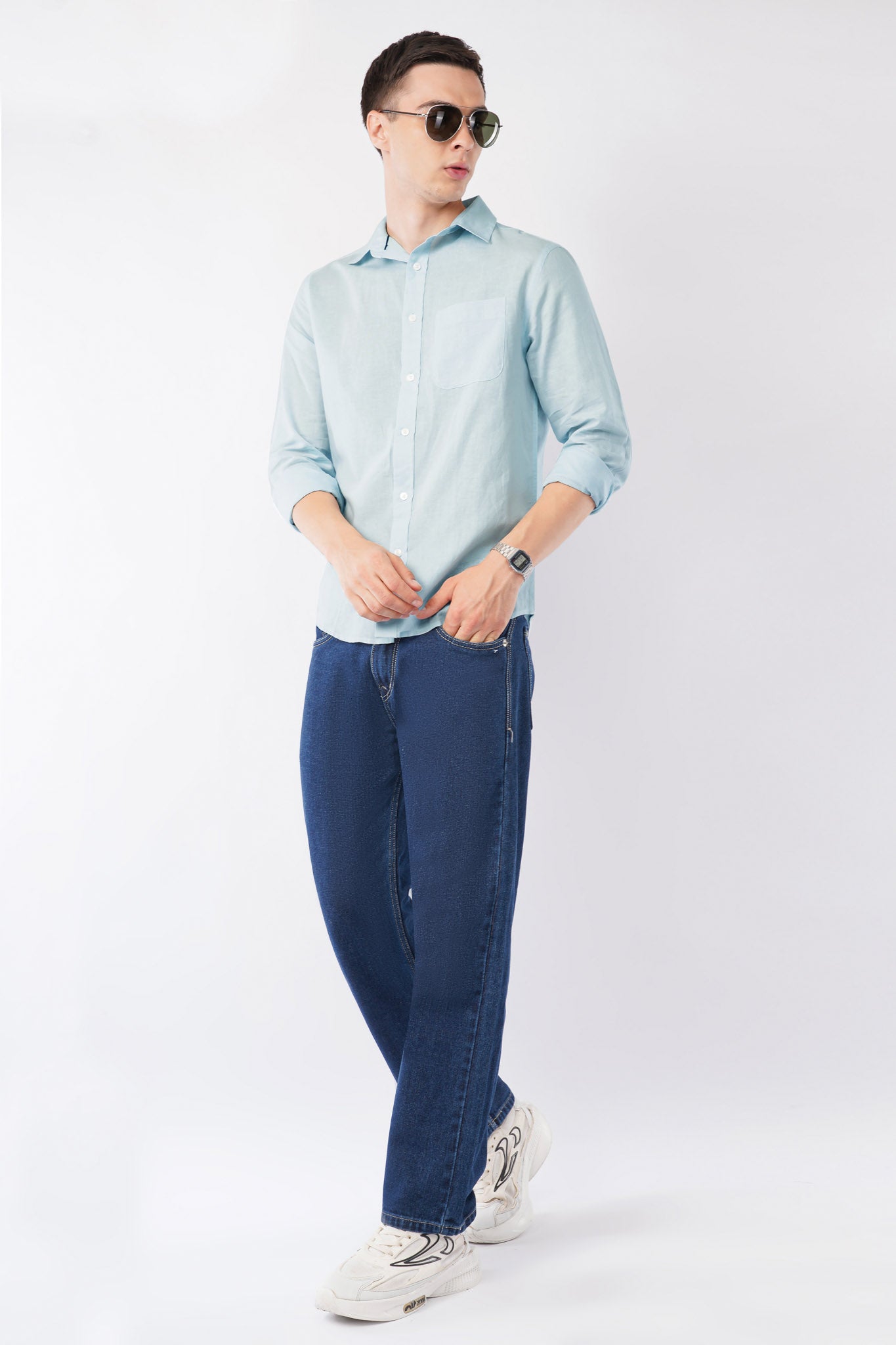 LINEN SHIRT MEN-OFFSHADE