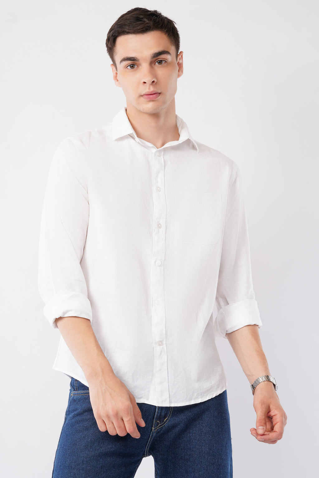 LINEN SHIRT MEN-OFFSHADE